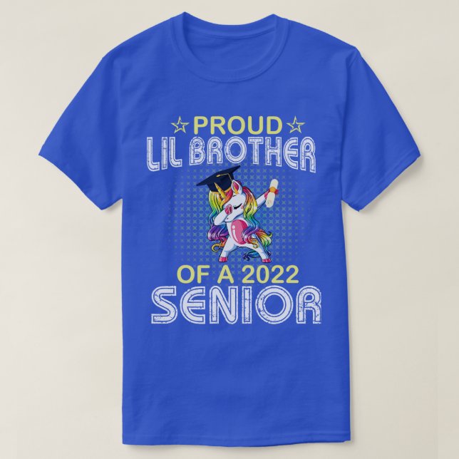 Camiseta Unicorn Dabbing Orud Lil Brother De Um Mais velho  (Frente do Design)