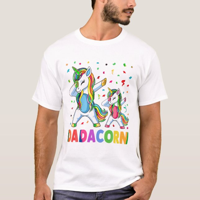 Camiseta Unicorn Dadacorn Padre (Frente)