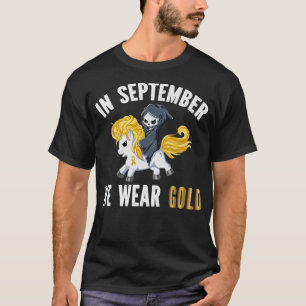 CAMISETA UNICORN DE CANCERES DOURADOS SENSIBILIZAÇÃO PARA O