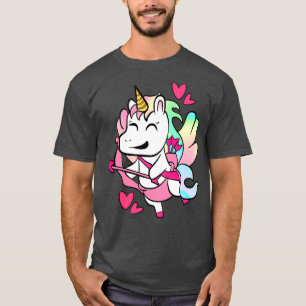 Camiseta Unicorn Dias de os namorados cupid unicorn