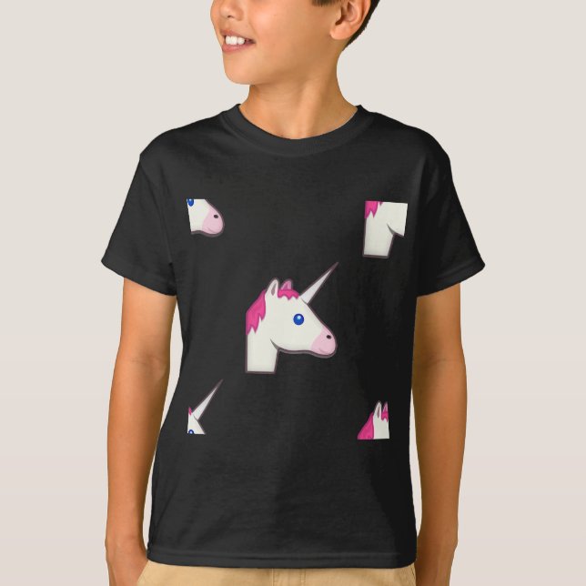 Camiseta unicorn emoji (Frente)