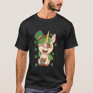 Camiseta Unicorn Face Rua Irlandesa Patricku2019s