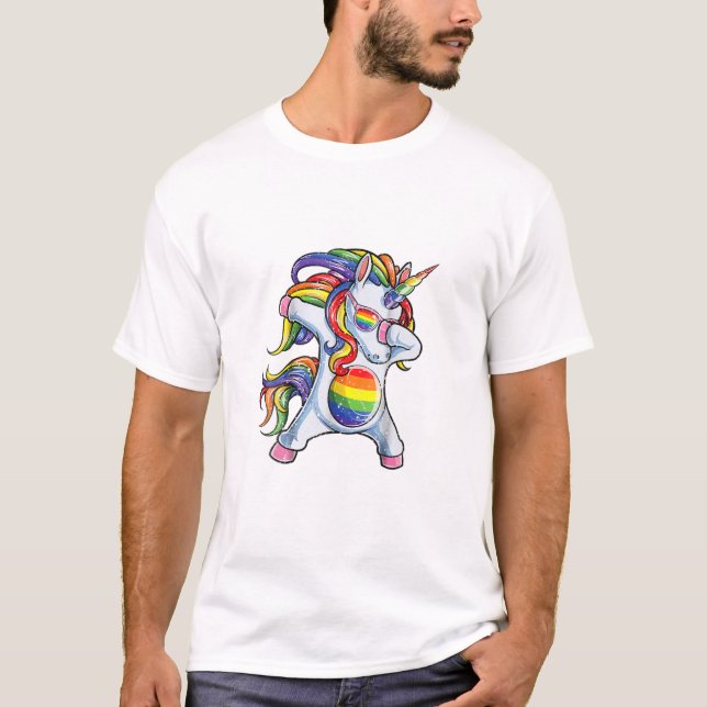Camiseta Unicorn Gay Pride LGBT (Frente)