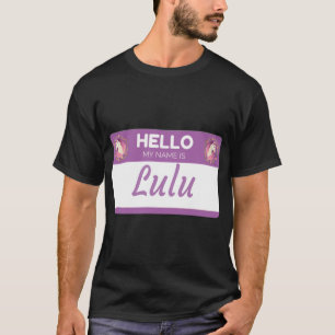 Camiseta Unicorn Hello Meu Nome É Lulu - Presente Para Algu