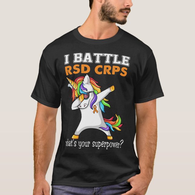 Camiseta Unicorn I Combate à Consciência CRPS RSD (Frente)