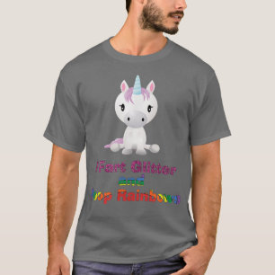 Camiseta Unicorn I Fart Glitter and Poop Rainbows