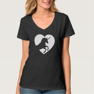 Camiseta Unicorn Lover Para Raparigas E Mulheres Que Amam U