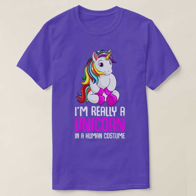 Camiseta Unicorn Lover Unicorns Costume Crianças Meninas Jo (Frente do Design)