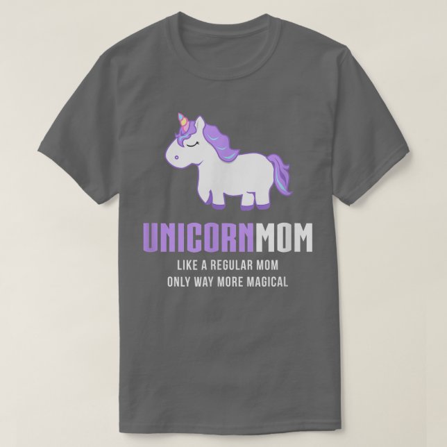 Camiseta Unicorn Mãe, Engraçado Presente Mágico (Frente do Design)