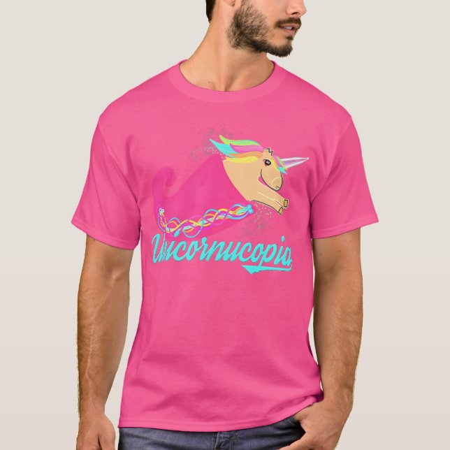 Camiseta Unicorn Magical Cornucopia Unicornucopia T Shirt (Frente)