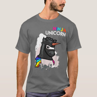 Camiseta Unicorn Ninja Engraçado Artes Marciais Legal Comba