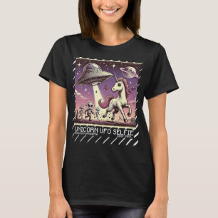 Camiseta Unicorn OFO Selfie: Vintage Escape (alienígena ufo