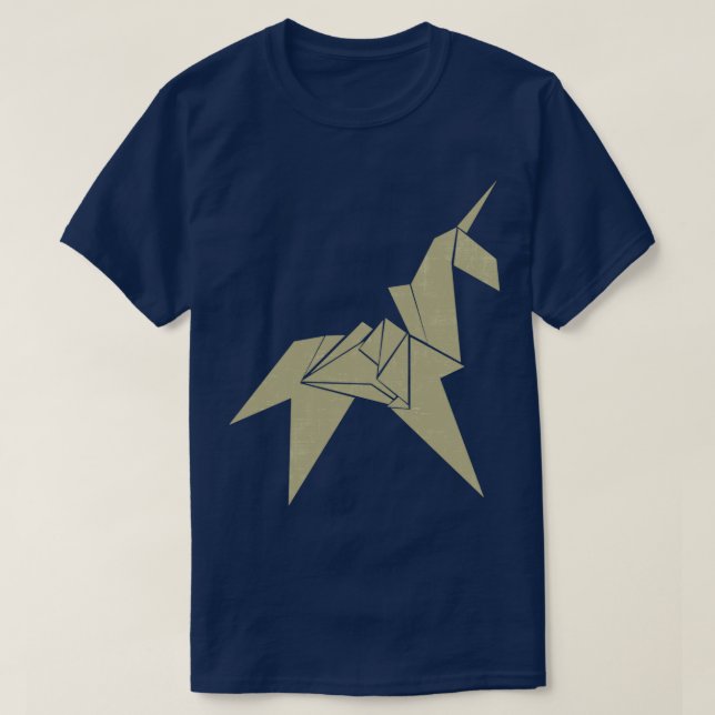 Camiseta Unicorn Origami 2 (Frente do Design)