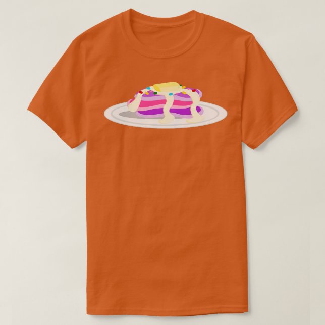 Camiseta Unicorn Pancakes (Frente do Design)