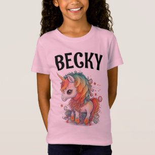 CAMISETA UNICORN PERSONALIZADO COTE DE CAMISEIRA PERSONALIZ