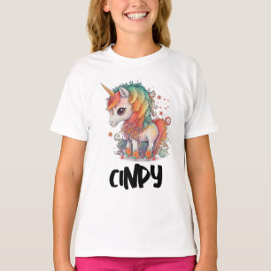 Camiseta UNICORN PERSONALIZADO NOME DAS t-shirts PERSONALIZ