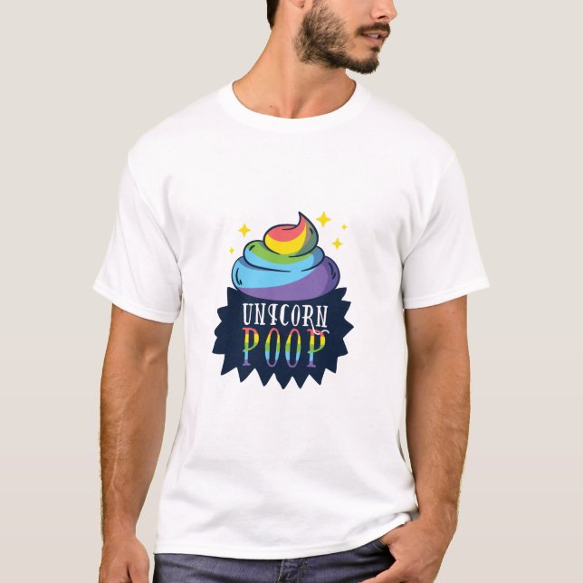 Camiseta Unicorn Poop (Frente)