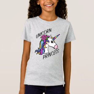 Camiseta Unicorn Princess Design - Fine Jersey T-Shi - Rapa