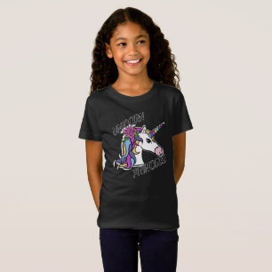 Camiseta Unicorn Princess Design - Fine Jersey T-Shi - Rapa