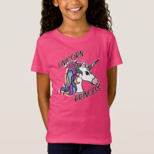 Camiseta Unicorn Princess Design - Fine Jersey T-Shi - Rapa