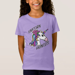 Camiseta Unicorn Princess Design - Fine Jersey T-Shi - Rapa