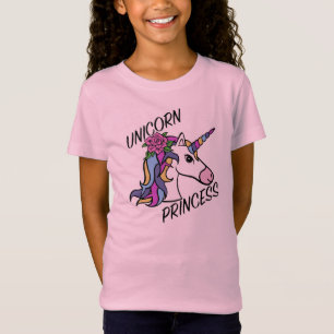Camiseta Unicorn Princess Design - Fine Jersey T-Shi - Rapa