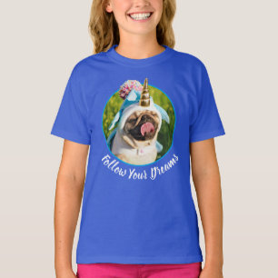 Camiseta Unicorn Pug
