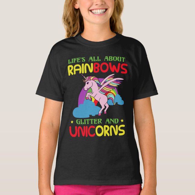 Camiseta Unicorn Quotes Shirt Gift (Frente)