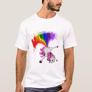 Camiseta unicorn rainbow fart