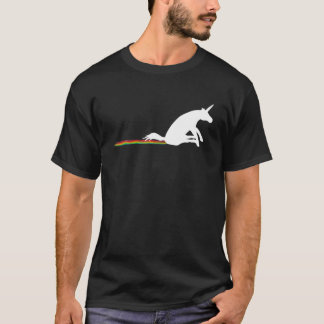 Camiseta Unicorn Rainbow Fart - Engraçado Trendy Design