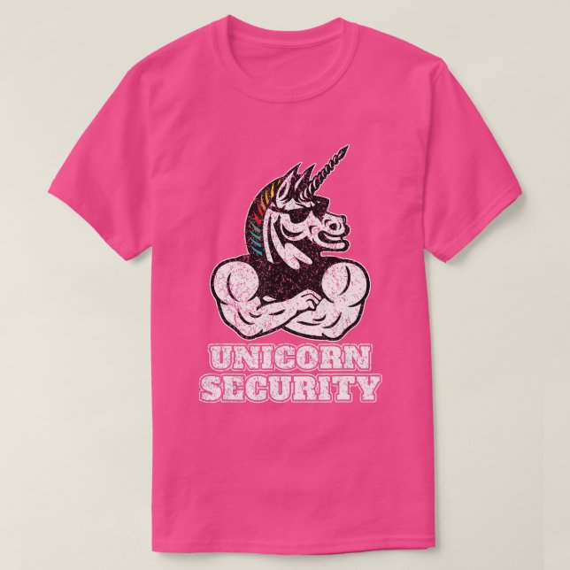 Camiseta Unicorn Security I Unicorn Lover Muscular I Unicor (Frente do Design)