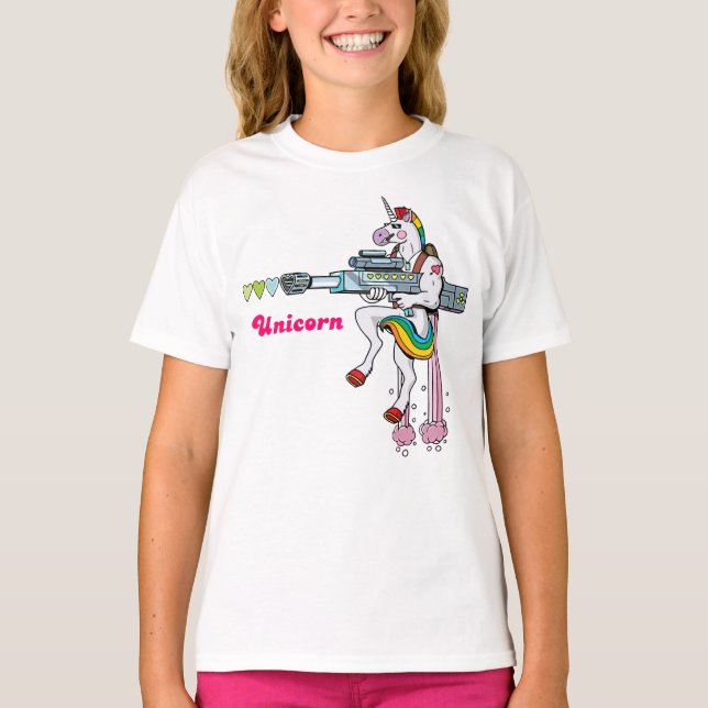Camiseta Unicorn Shirt Kids (Frente)