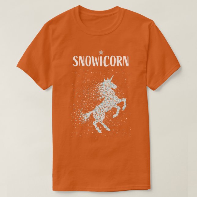 Camiseta Unicorn Skiing Apresski (Frente do Design)