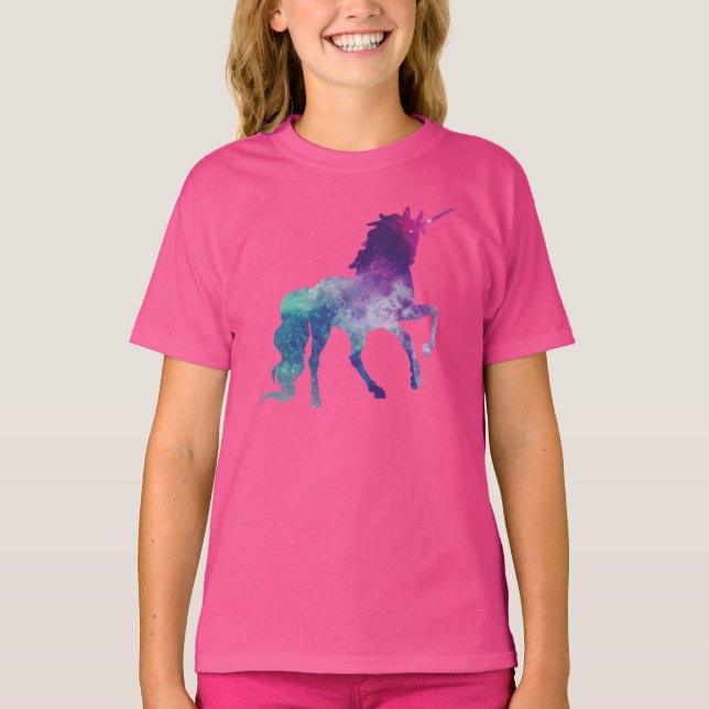 Camiseta Unicorn Sky | Fato De Crianças Mágicas Cujas (Frente)