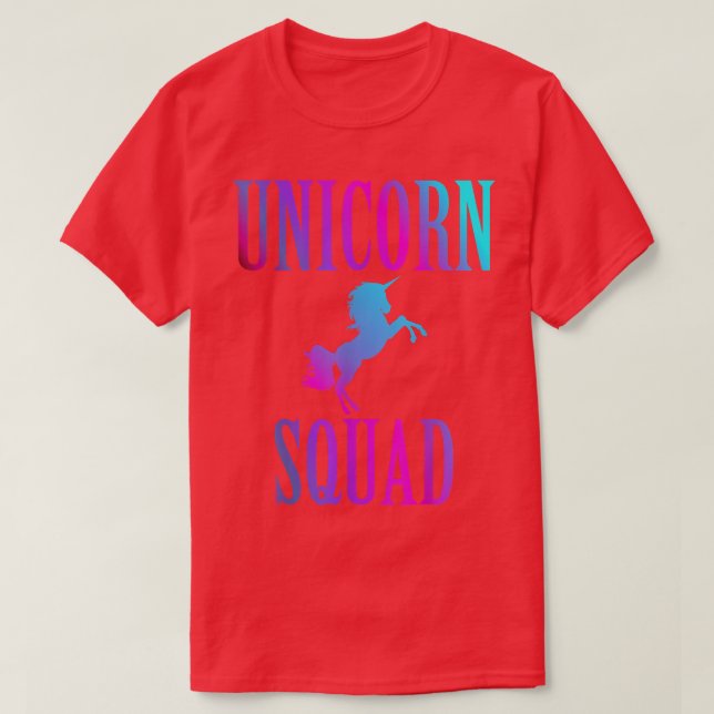 Camiseta Unicorn Squad Enchanted Rainbow Fantasy Fairy Tale (Frente do Design)