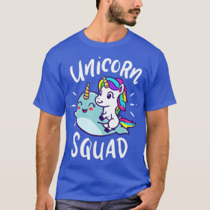 Camiseta Unicorn Squad Narwhal Funny Cute Birthday Party Pr