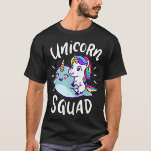 Camiseta Unicorn Squad Narwhal Funny Cute Birthday Party Pr