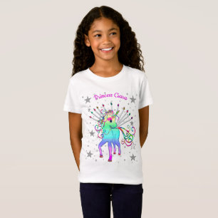 Camiseta Unicórn T, Meninas, Inserção de Nome n