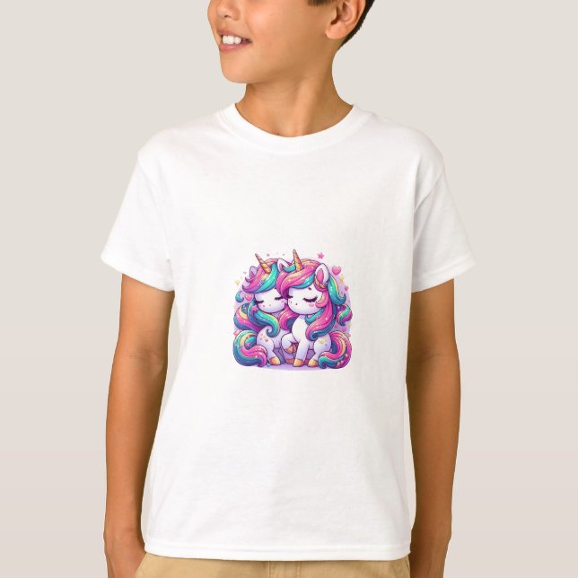 Camiseta unicorn tee shirt child (Frente)
