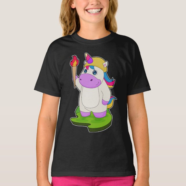 Camiseta Unicorn Torch (Frente)