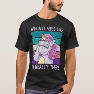 Camiseta Unicórn Virtual Reality Vr Gamer Rainbow Magical C