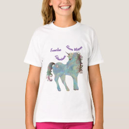 Camiseta Unicorn Whisperer I Love Unicorns Personalize Name