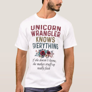 Camiseta Unicorn Wrangler sabe tudo