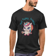 Camiseta Unicorn zangada