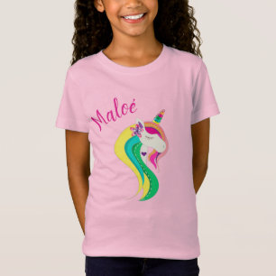 Camiseta Unicorne Face com nome próprio