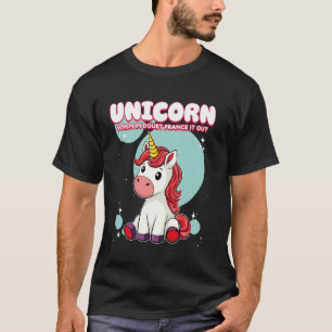 Camiseta Unicorne Quando em Dúvida Faça um Desfile Unicorne