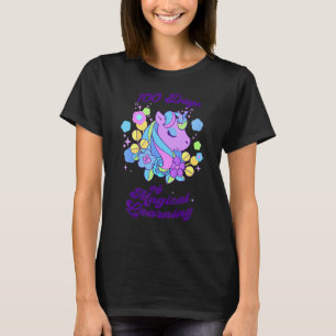 Camiseta Unicórnio 100 Dias De Aprendizado Mágico Unicórnio