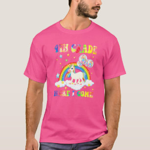 Camiseta Unicórnio 4º ano, aqui volto para o colégio