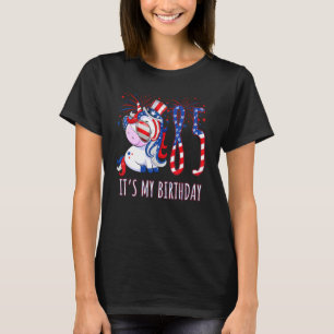 Camiseta Unicórnio 85º Aniversário 4 De Julho Ano Novo 85 A