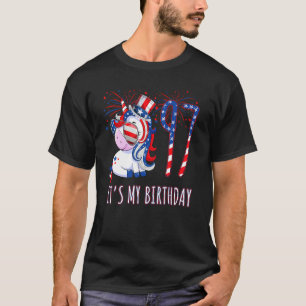Camiseta Unicórnio 97º Aniversário 4 De Julho Ano Novo 97